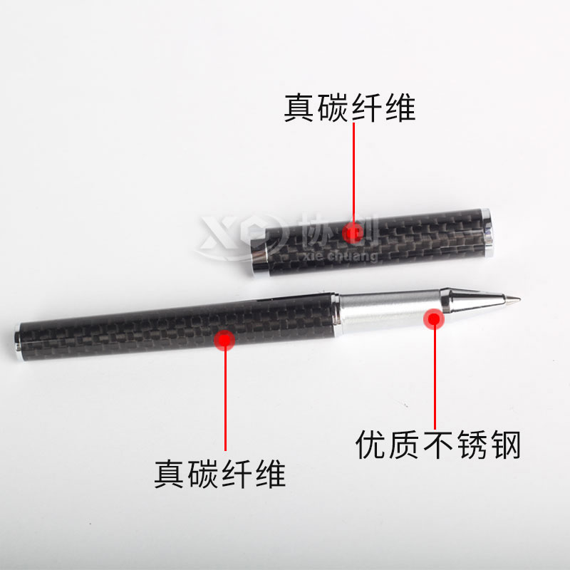 碳纖維簽字筆_碳纖維中性筆_碳纖維圓珠筆定制生產